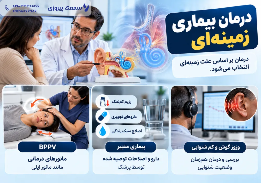 وزوز گوش و سرگیجه