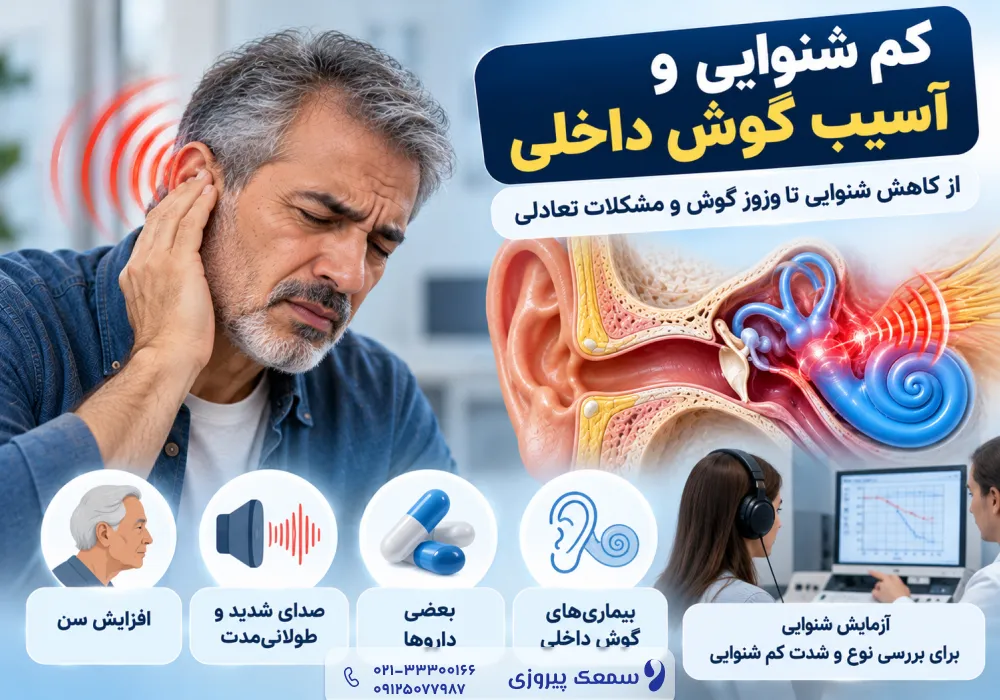 وزوز گوش و سرگیجه