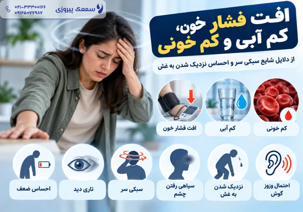 وزوز گوش و سرگیجه