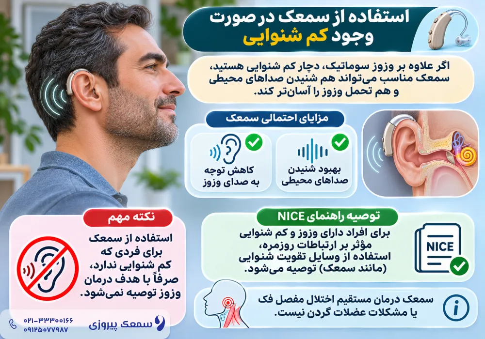 وزوز گوش سوماتیک